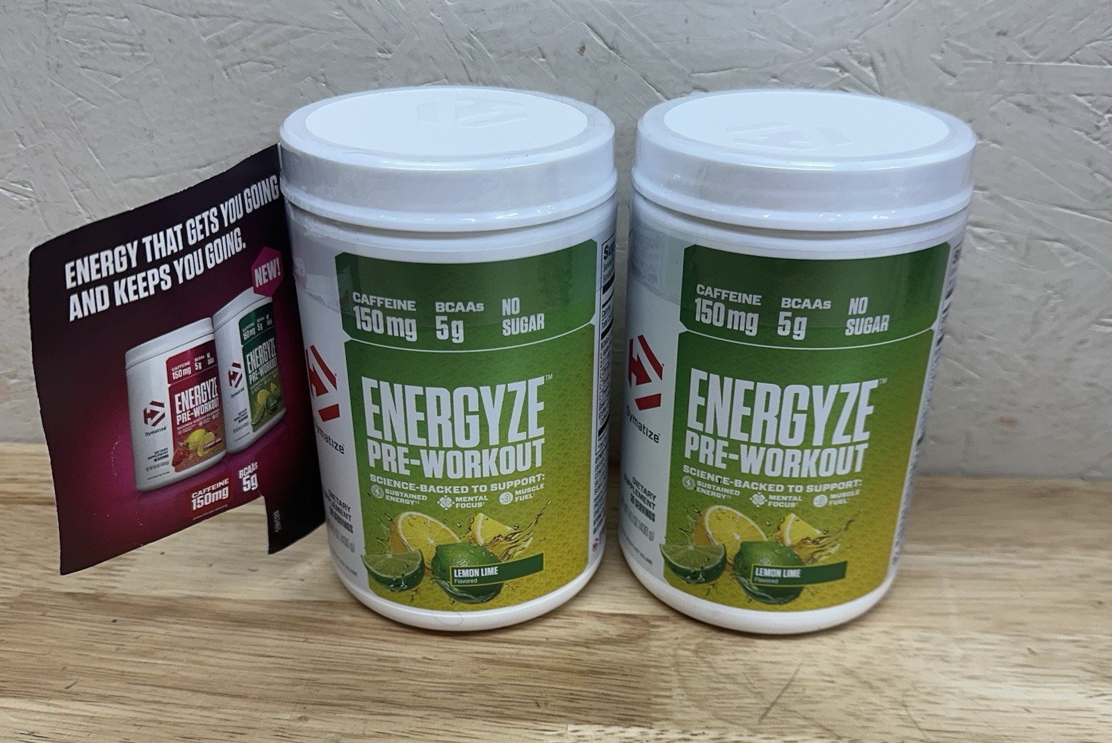 Dymatize Energyze Pre-Workout – Lemon Lime exp 2/27 – 30 Servings – 14.1 oz