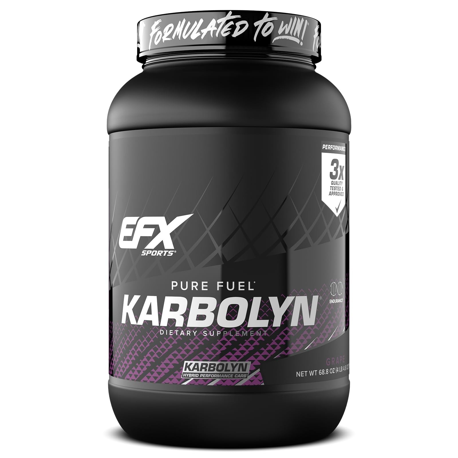 EFX Sports Karbolyn Fuel | FastAbsorbing Carbohydrate Powder | Carb Load, Sus…