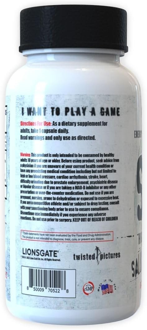 Insane Labz SAW High Stim Fat Burner Thermogenic Weight Loss 60 Capsules New