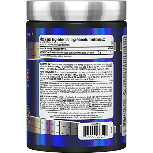 Creatine Monohydrate Powder Micronized Unflavored 1000g