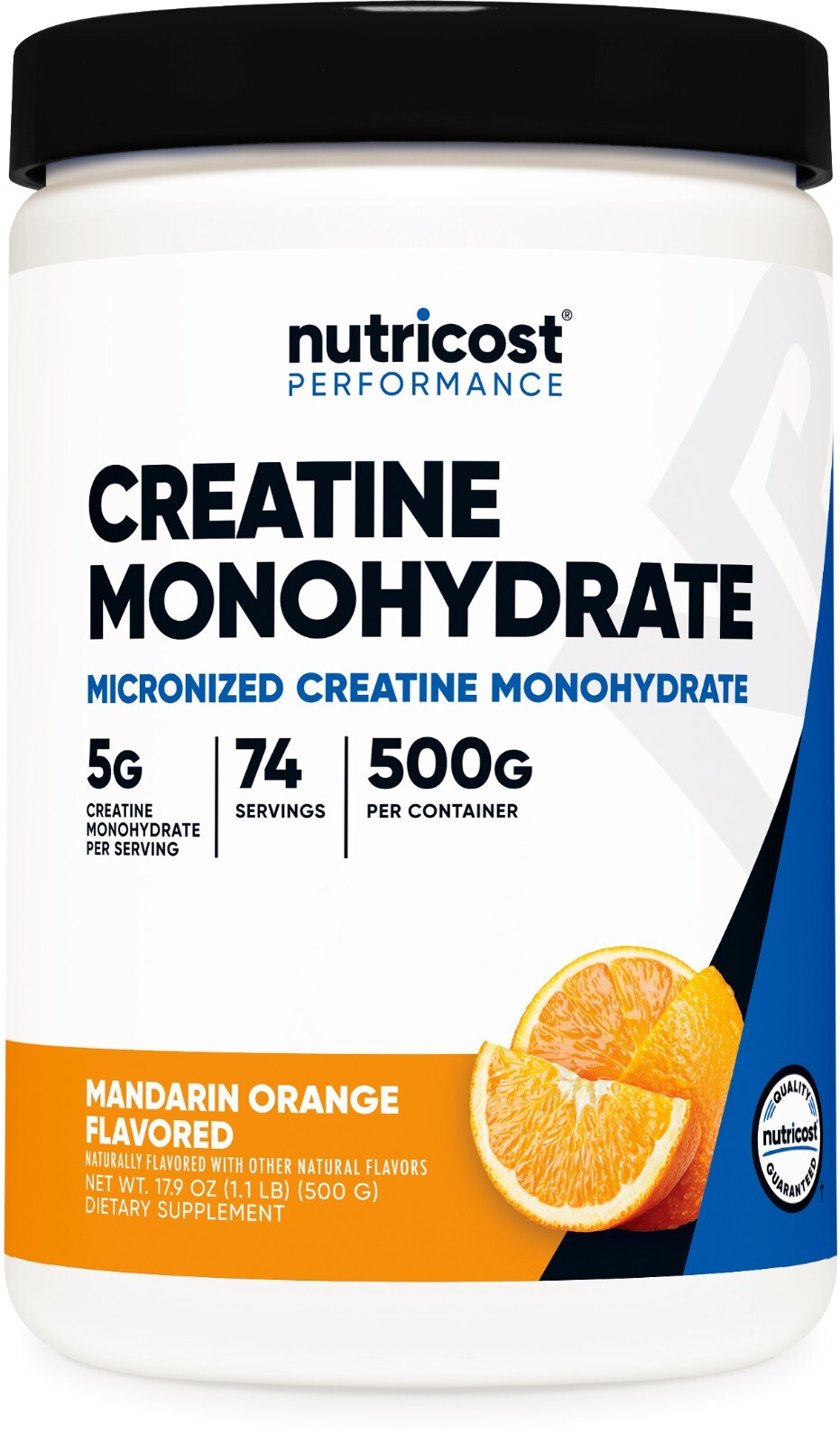 Nutricost Creatine Monohydrate Powder (500G) (Mandarin Orange)