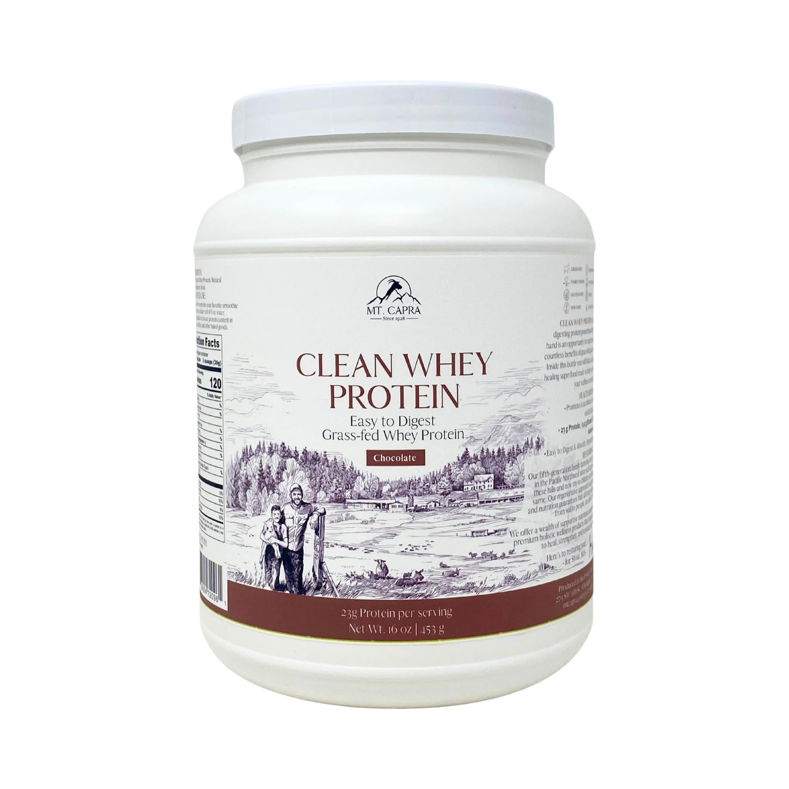 Mt. Capra Clean Whey Protein | Grass-Fed Undenatured Goat Whey Protein Powder…