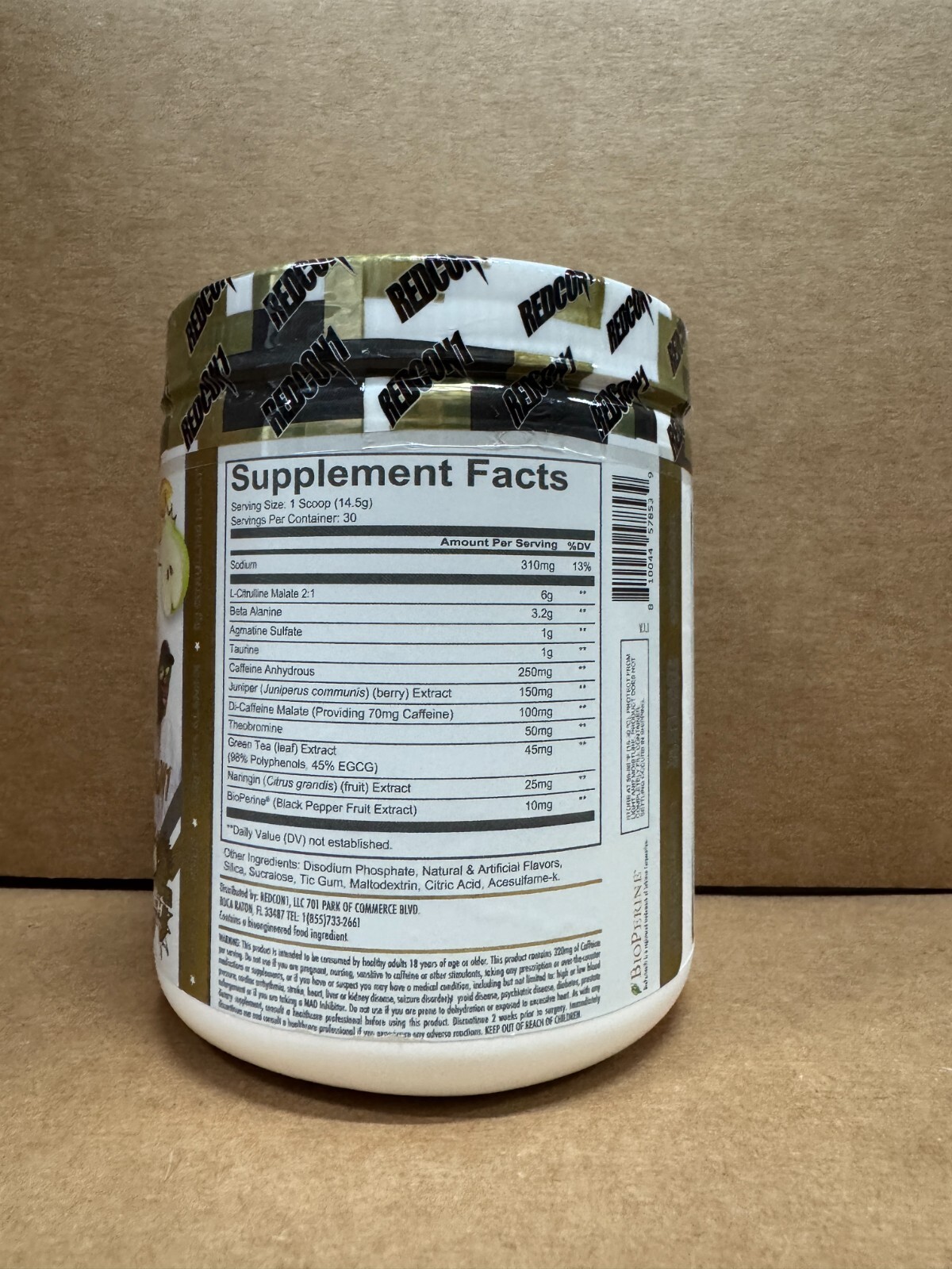 REDCON1 TOTAL WAR Pre Workout 30 Serv Primetime Punch Free Ship 2027 EXP SALE