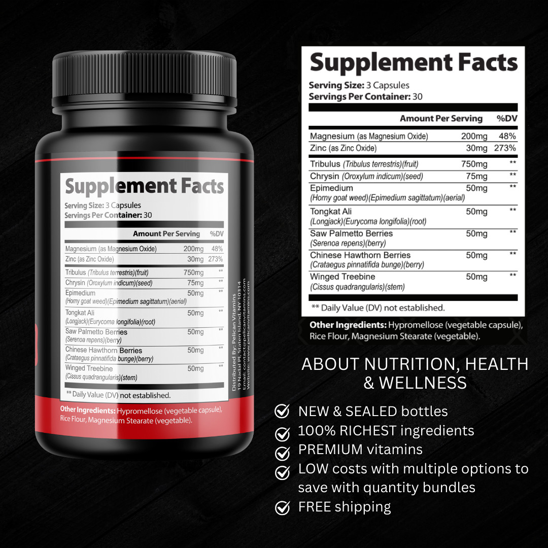 El Diablo- Bodybuilding & Men’s Health Support- 90 Capsules