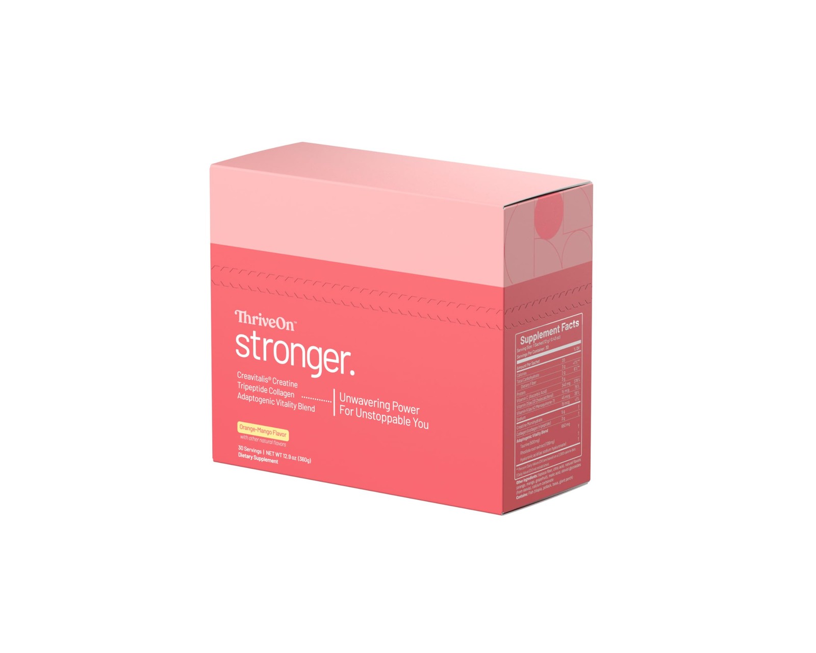 ThriveOn Stronger Women’s Creatine Collagen 5g 3g 30 Sachets