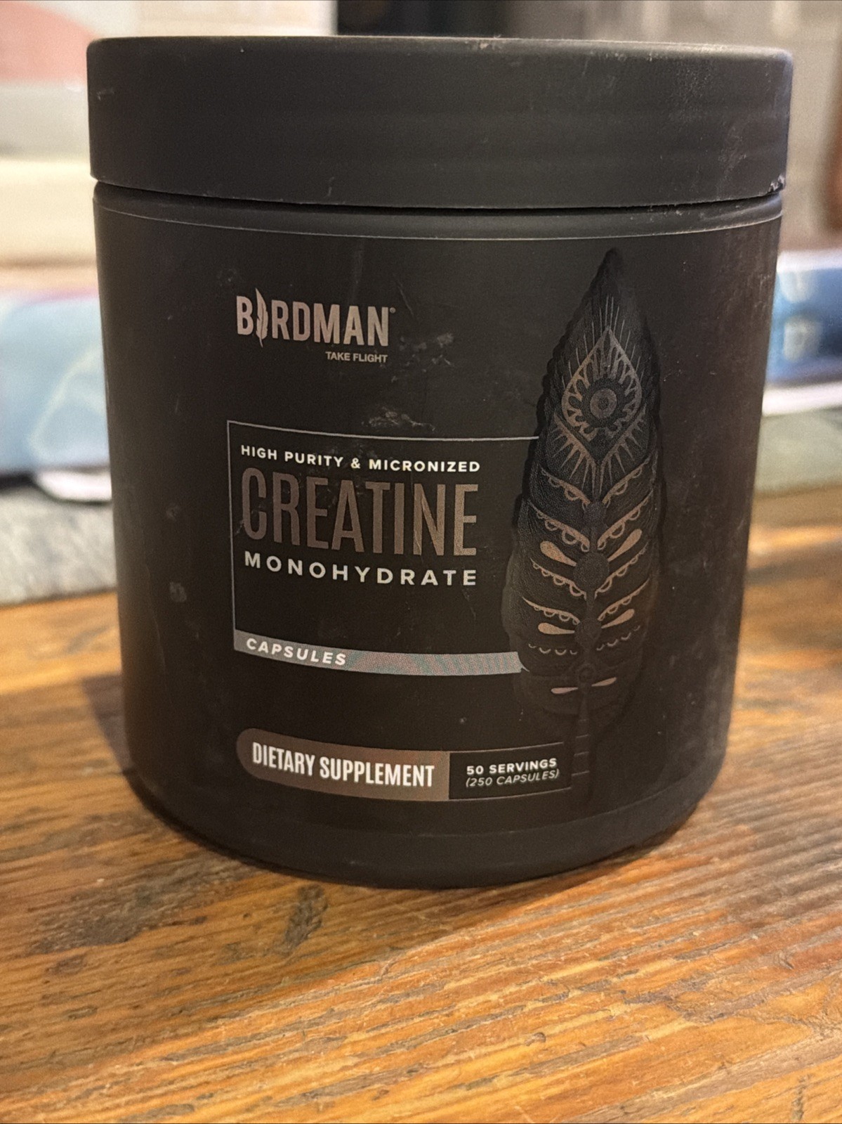 BIRDMAN Micronized Creatine Monohydrate 250 Capsules Exp:04/2/27