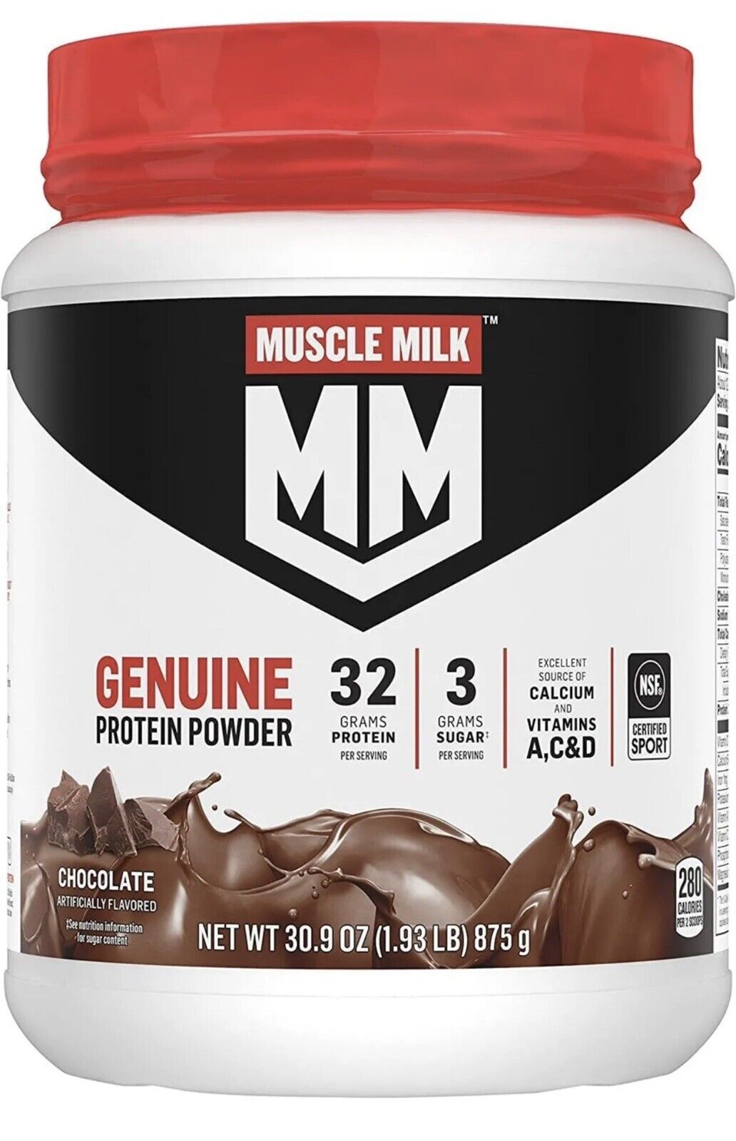 Muscle Milk 30.9 oz Chocolate Protein Powder