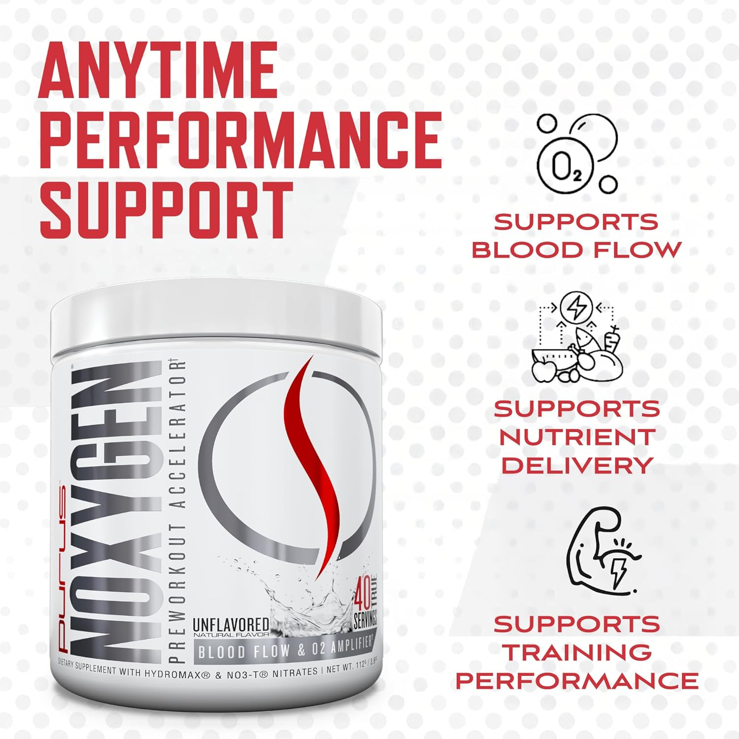 Noxygen Powder Pre-Workout Accelerator | Nitric Oxide Booster & Oxygen Amplifier