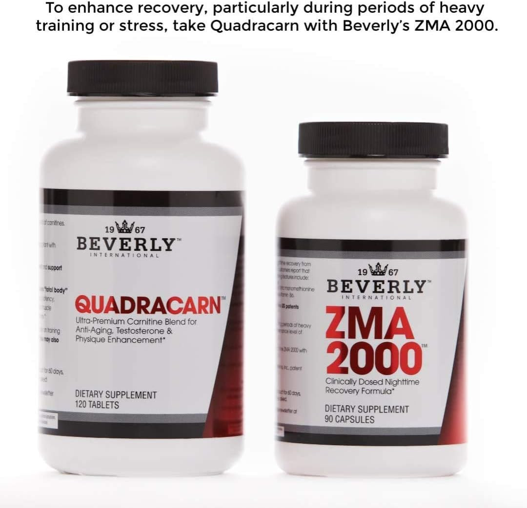 Quadracarn 4X-Potency, Lab Tested Ultra-Premium Carnitine Blend for Fat Loss, Mu