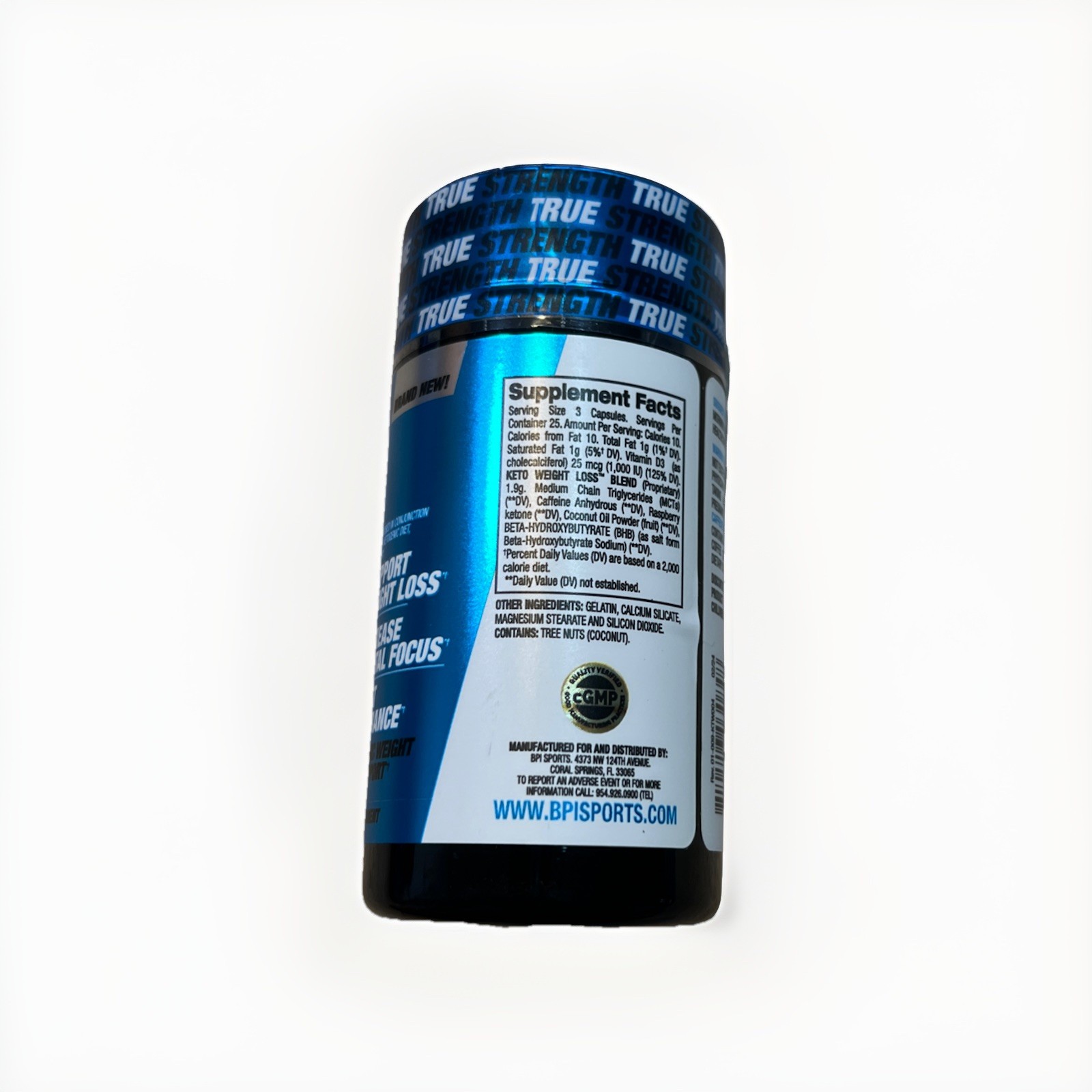 1X BPI Health Keto Weight Loss Ketogenic Diet Supplement 75 Capsules Exp. 6/28