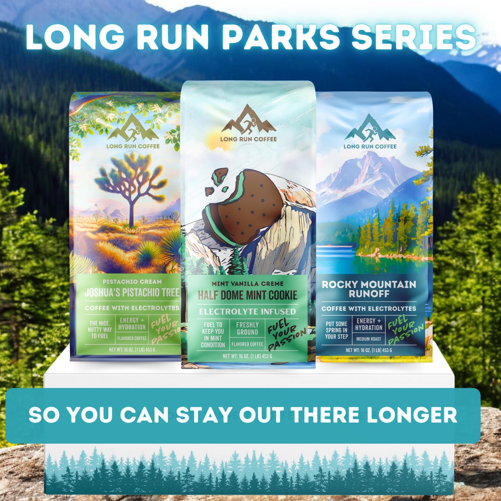 Long Run Coffee Hydrating Coffee Electrolytes All Natural Energy Hydration