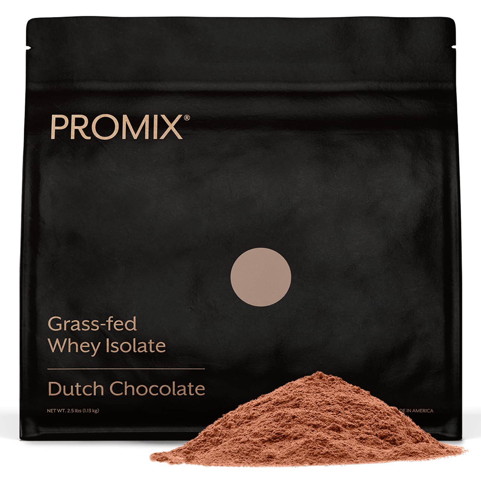 Promix Whey Protein Isolate Powder Chocolate – 2.5lb – Grass-Fed & 100% All …