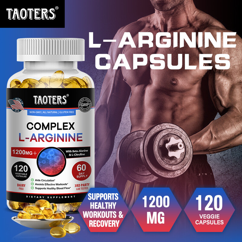 L-arginin + citrulline | Nitric oxide dual-effect formula | 120 Capsules