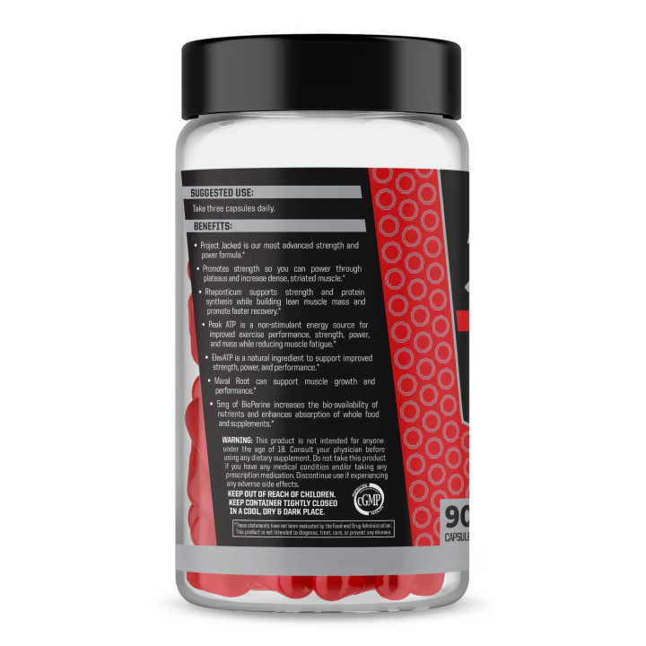 ANABOLIC WARFARE PROJECT JACK’D Strength Power Lean Mass 90 Capsules