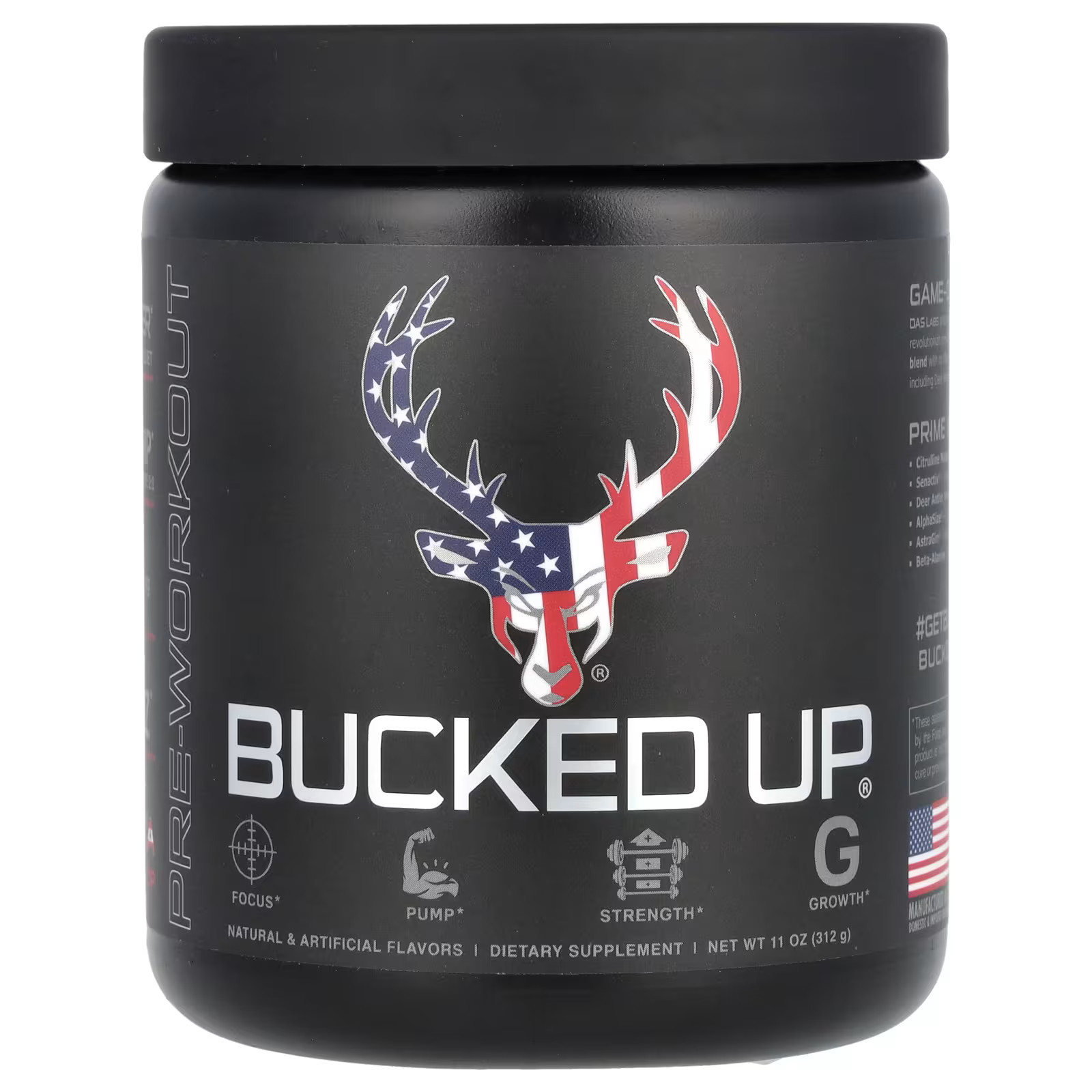 2 X Bucked Up, Pre-Workout, ‘Merica Rocket Pop, 11 oz (312 g)