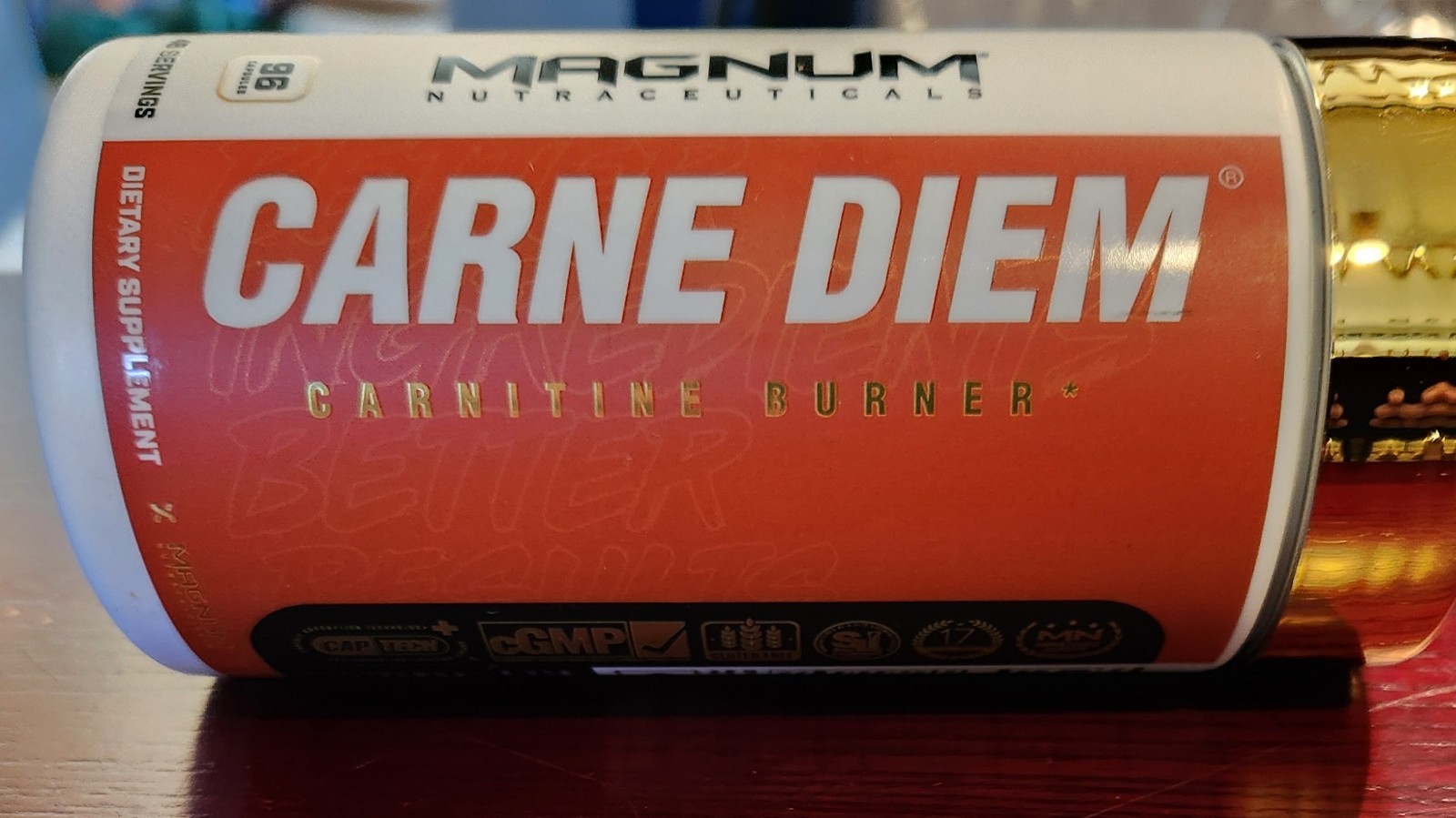 Magnum Nutraceuticals Carne Diem L-Carnitine Stimulant Free Weight Loss 96 Caps
