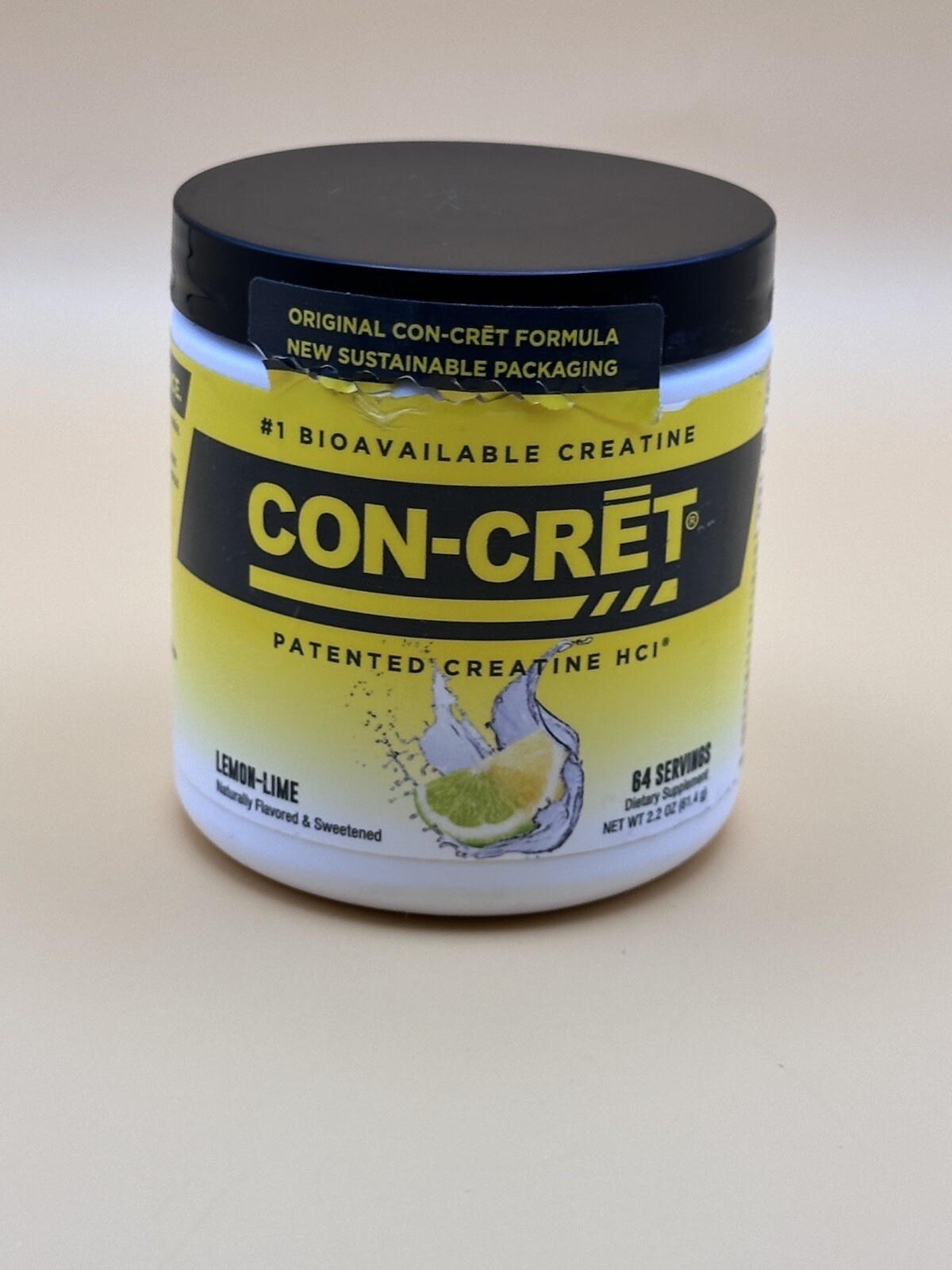 CON-CRET Patented Creatine HCl Powder, Lemon-Lime Stimulant-Free Workout Support