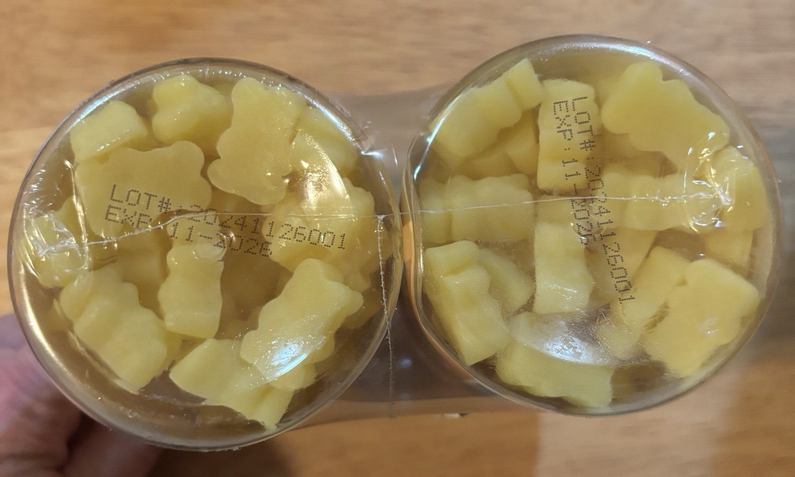 Creatine Monohydrate Gummies, Pineapple Flavor, Energy Muscle Support 2 Pack