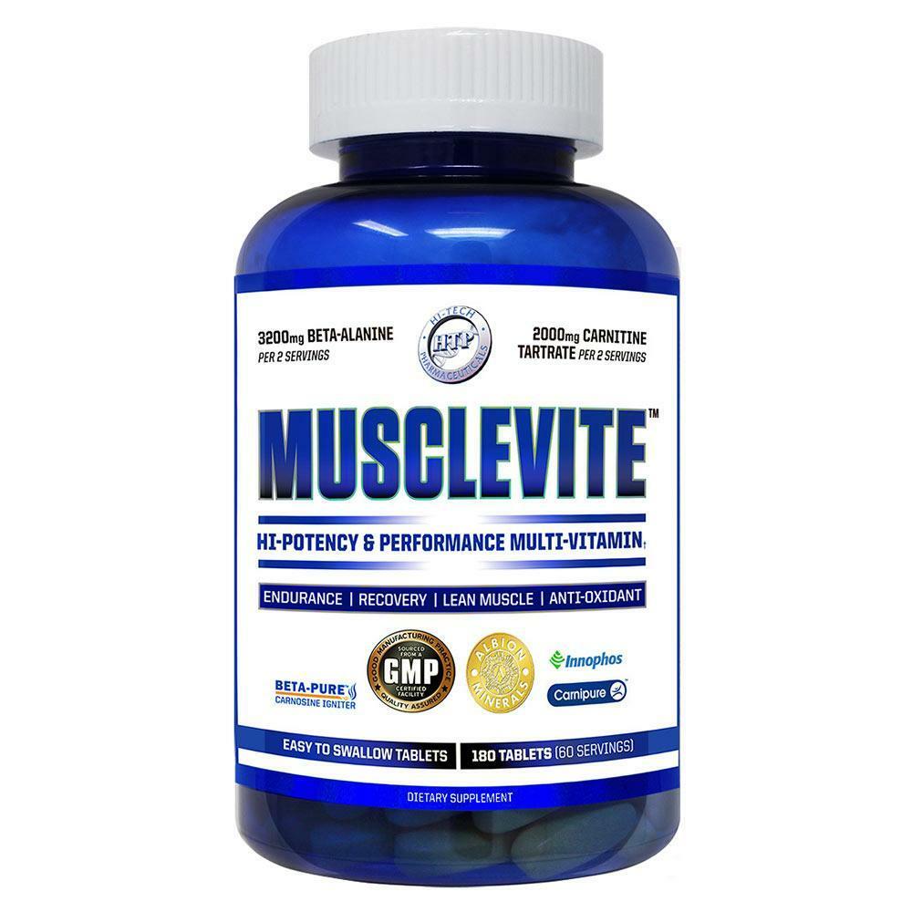 Hi-Tech Pharmaceuticals Musclevite Performance Multivitamin 180 Tablets New