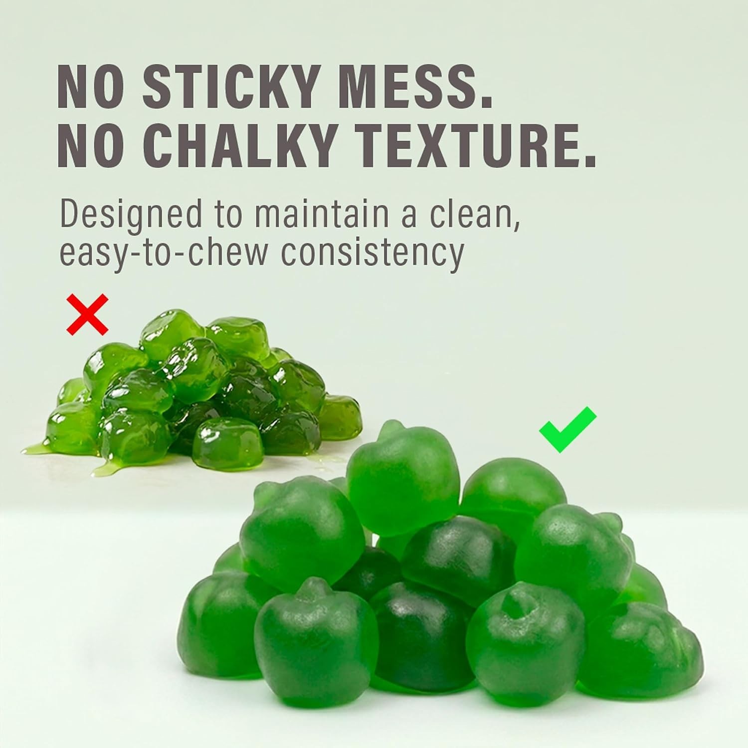 Creatine Monohydrate Gummies Sugar Free 5000mg 5g Per Serving Sour Green Apple
