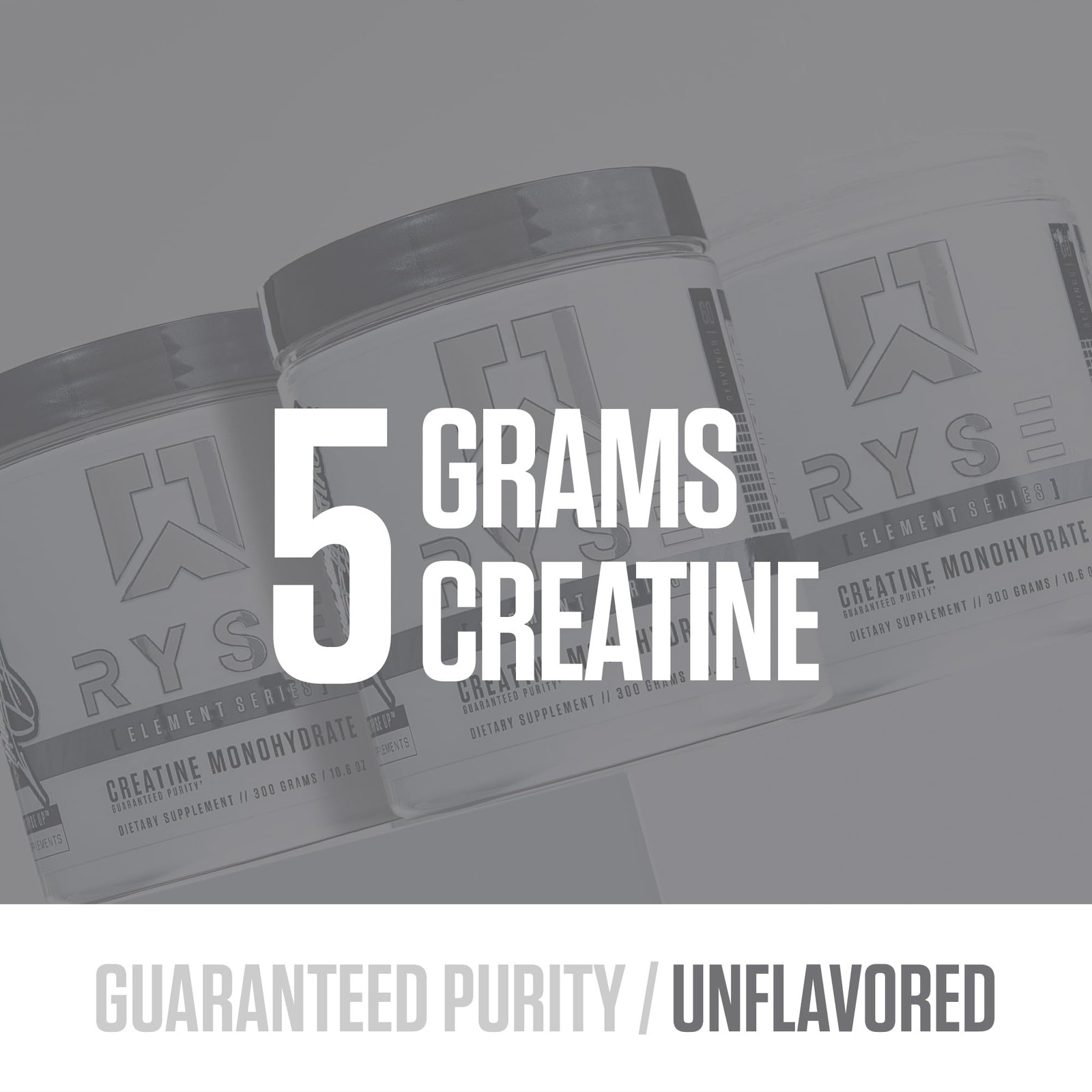 RYSE Creatine Monohydrate Powder – Unflavored – Supports Men & Women Lean Mus…