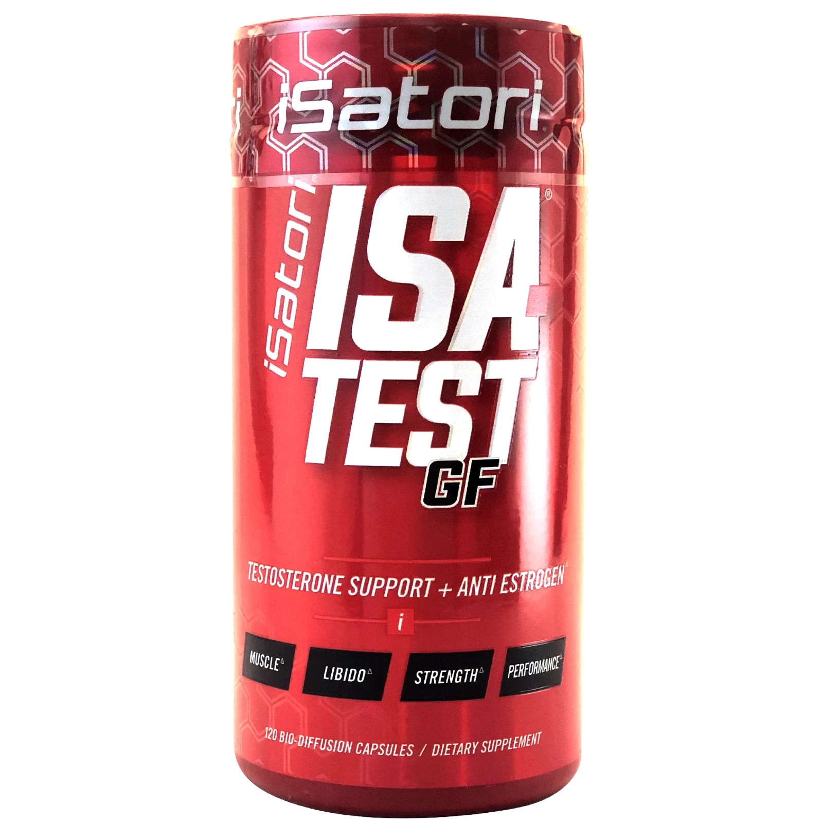 Isa-Test GF Testosterone Support Plus Anti Estrogen, 120 Count PACK OF 2