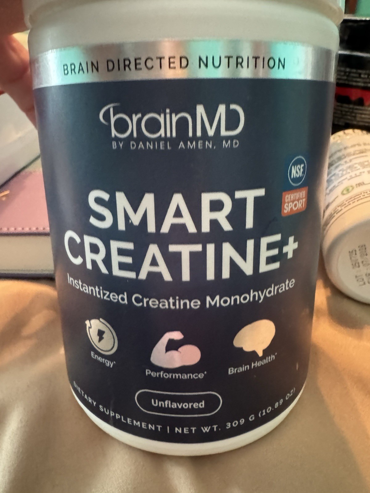 BrainMD Smart Creatine+ Instantized Creatine Monohydrate Unflavored 309g NEW