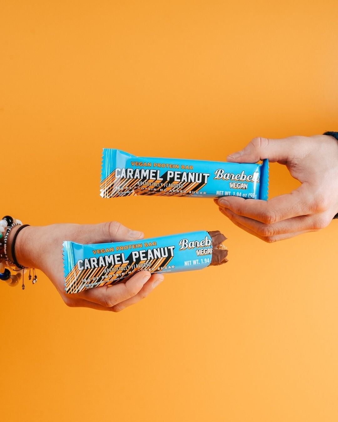 Barebells Vegan Caramel Peanut snack, no added sugar, 12 protein bar, ✅