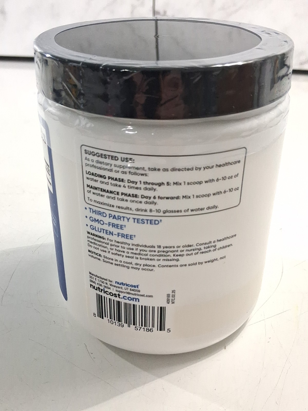 Nutricost Creatine Monohydrate 300 G Powder 60servings – EXP 09/2028