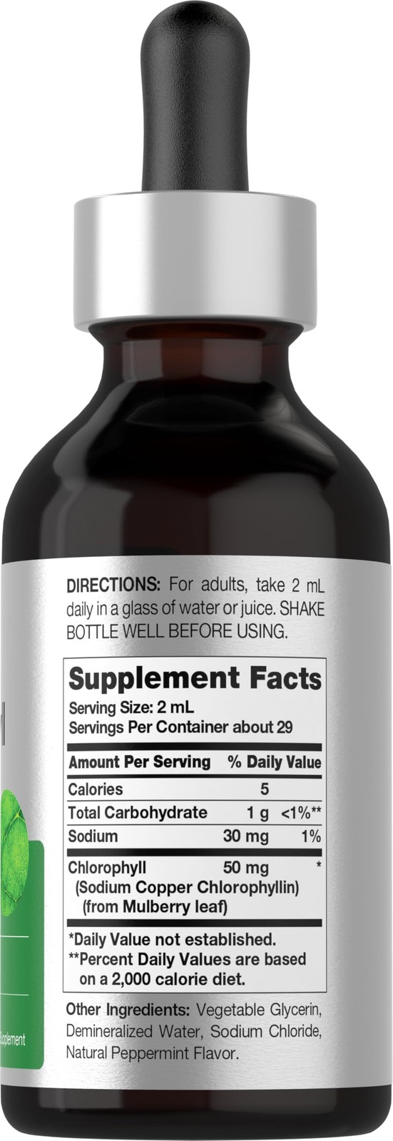 Horbäach Liquid Chlorophyll Drops | 2 oz | Vegan, 2 Ounce (Pack of 1)