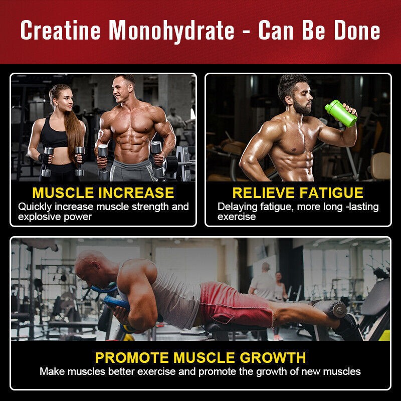 Creatine Monohydrate 90ct – Pure Capsules for Muscle Growth & Workout Support