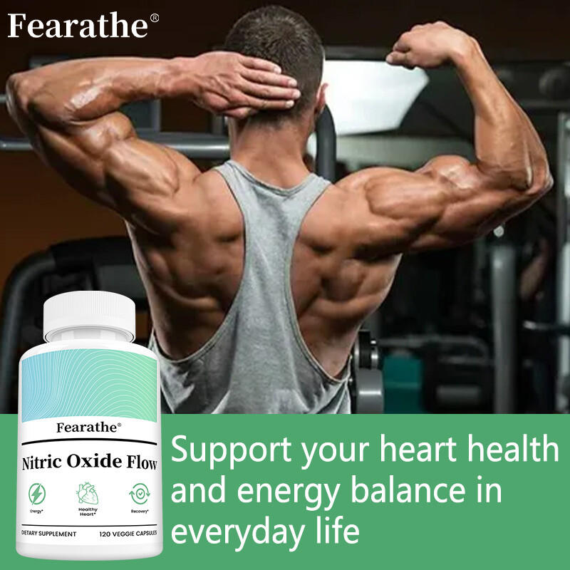 NITRIC OXIDE FLOW Nature Pure Blend L-Arginin Heart Circulation Blood Pressure