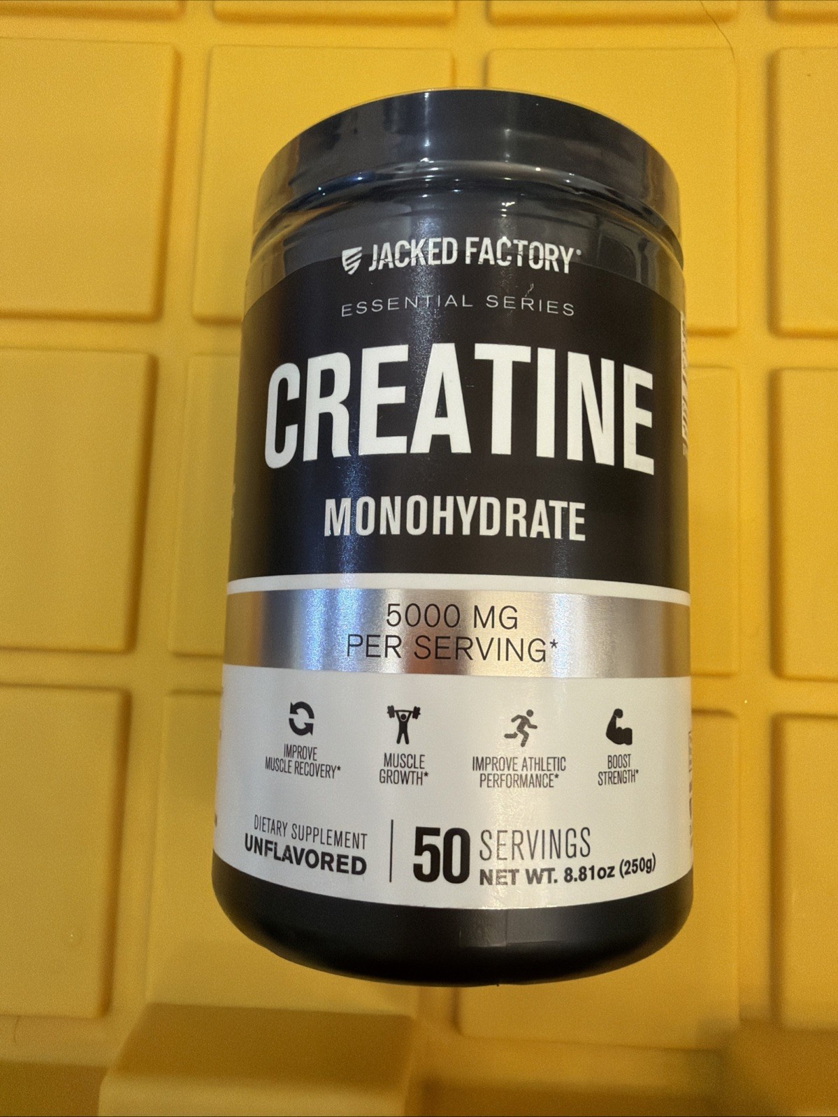 Creatine Monohydrate, Unflavored, 5000mg / 8.81 Oz Exp 08/2026