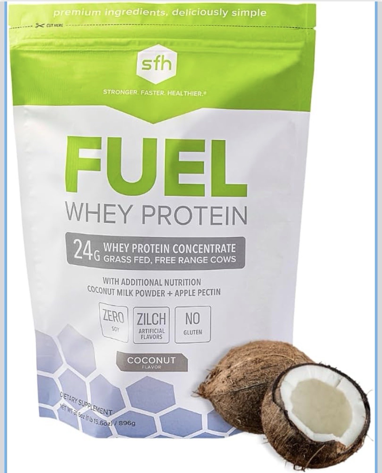 Fuel Whey Protein Powder Tasting Grass Fed Whey Mcts Fiber For Energy All