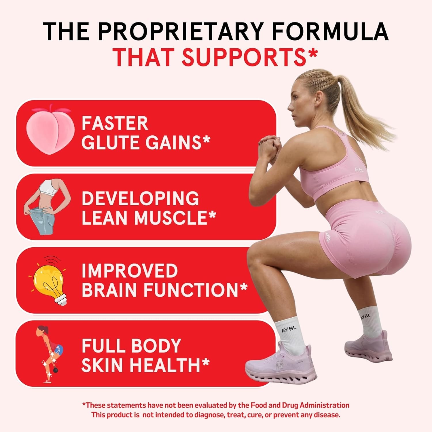 Peach Perfect Creatine Monohydrate Gummies Glute Builder Non-GMO *EXP: 01/2028*