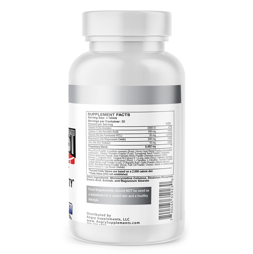 Testosterone Booster Monster Test Testosterona + Monster Test Nitric Oxide 2-PK
