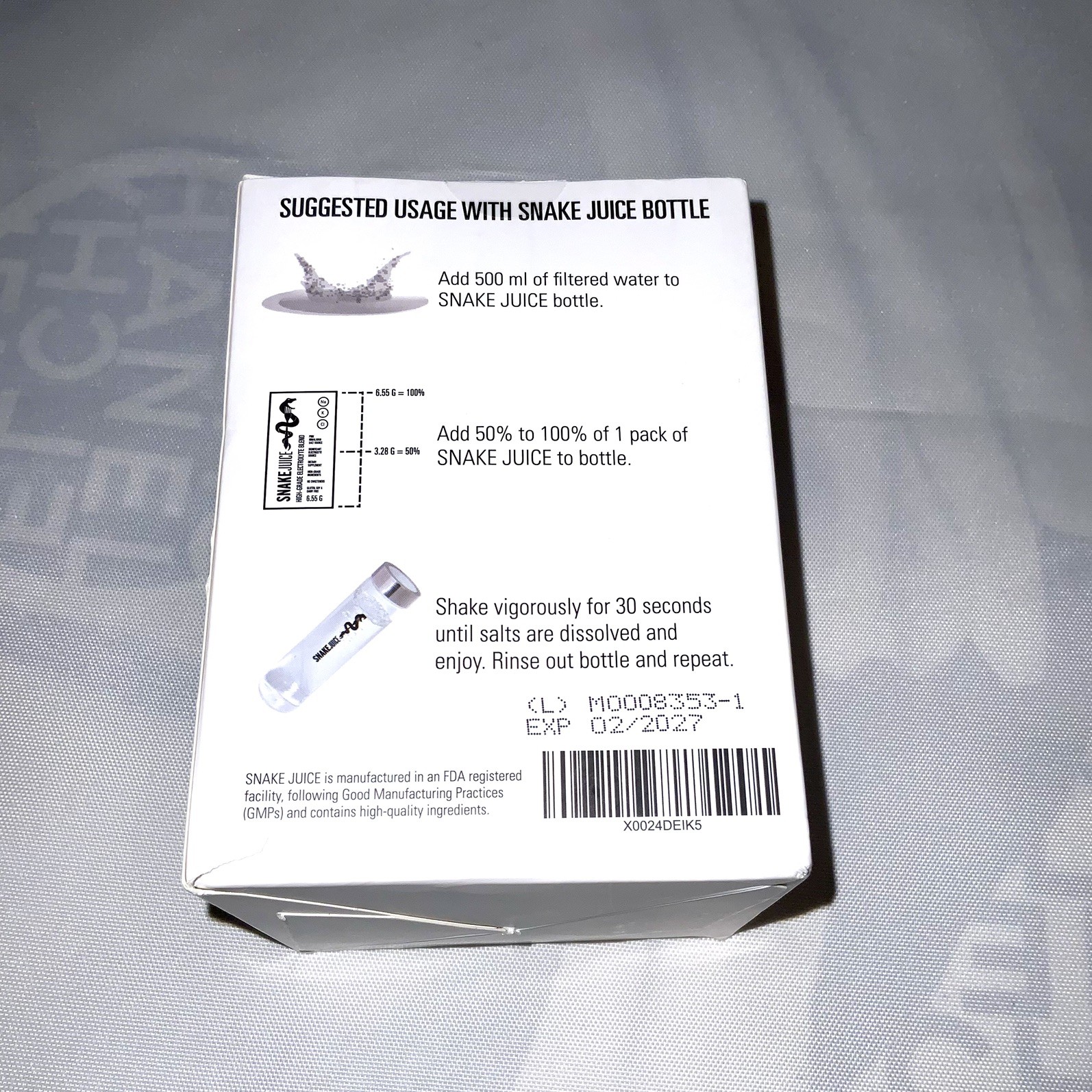 SNAKE Juice Keto Diet Electrolyte Powder, Unflavored, Fasting-Focused Supplement
