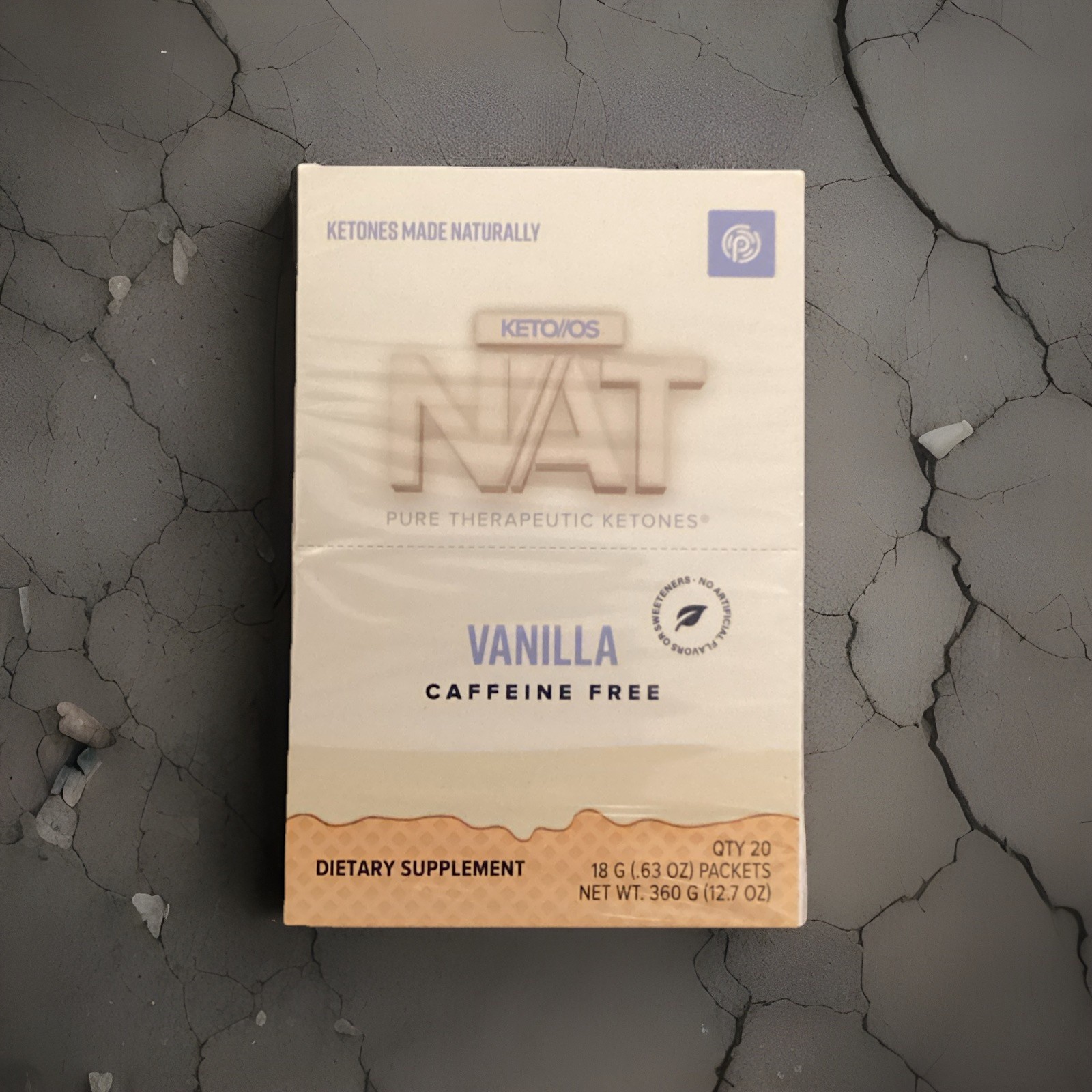 🔥Pruvit KETOSNAT Ketones VANILLA CAFFEINE FREE 20 PK FREE SHIPPING EXP: 04/2027