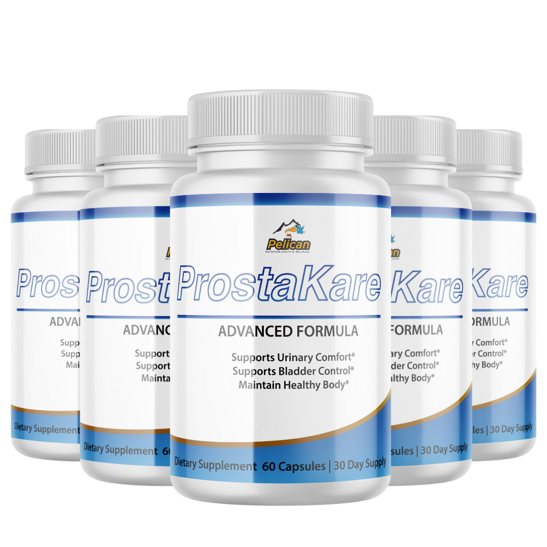 ProstaKare- Prostate & Urinary Support- 5 Bottles- 300 Capsules