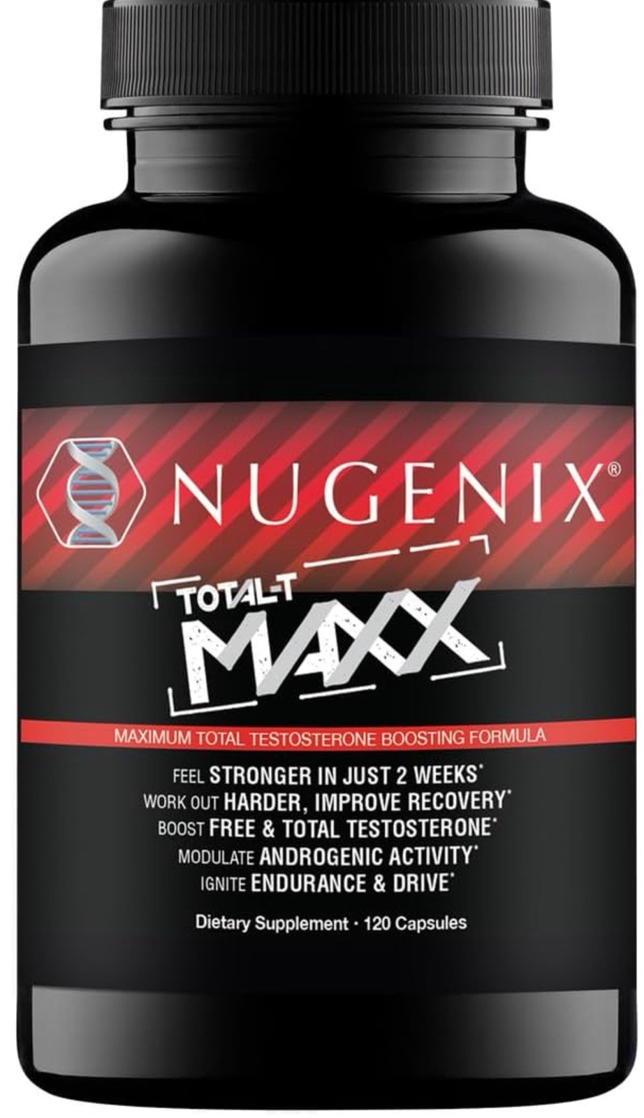 Nugenix Maxx 120 Caps Ultra Premium Hardcore Testosterone Booster