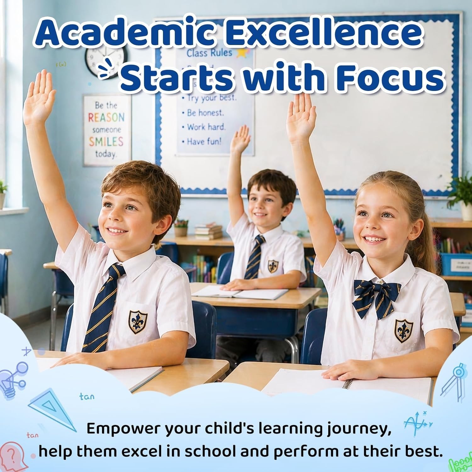 Kids Focus & Memory Gummies with Magnesium Glycinate, Phosphatidylserine