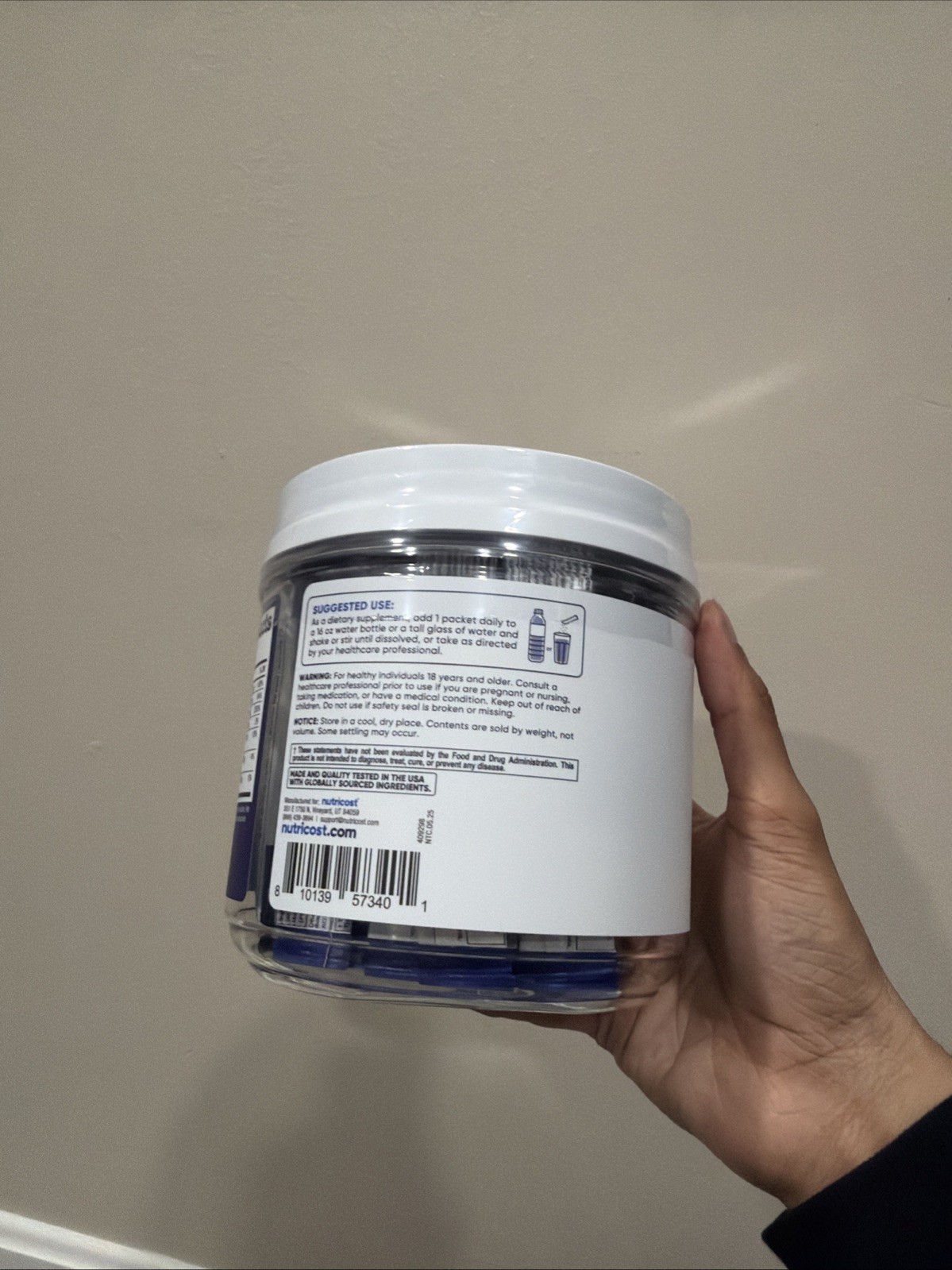 Nutricost Electrolytes Complex, Blue Raspberry Flavored, 40 Stickpacks