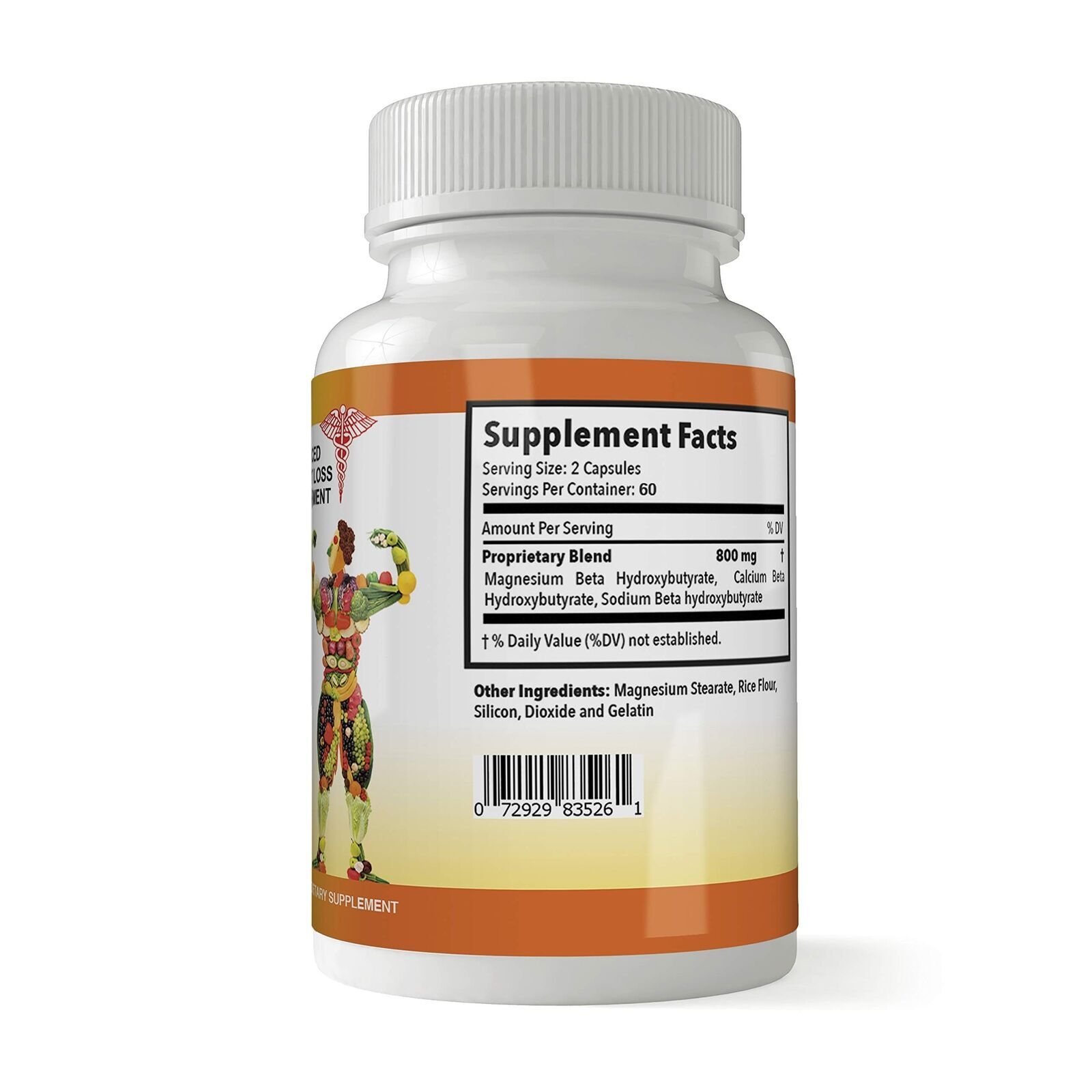 Amino Acids Muscle Support & Keto BHB Weight Management Supplement 60 Capsules