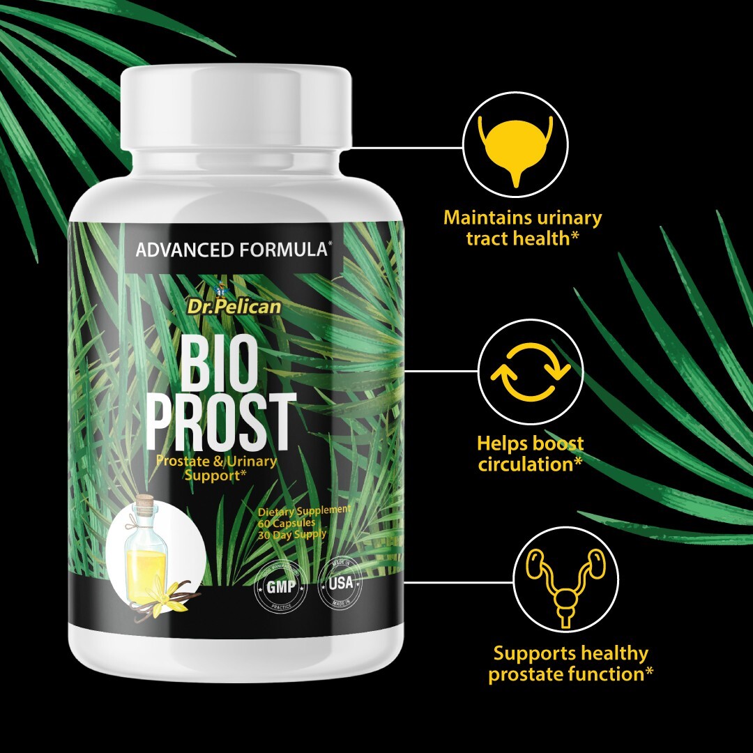 Bio Prost- Prostate Support- 5 Bottles- 300 Capsules