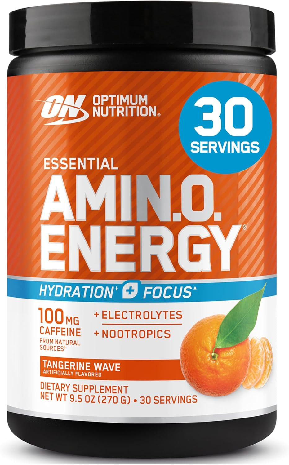 Amino Energy Powder plus Hydration, with BCAA, Electrolytes, and Caffeine, Tange