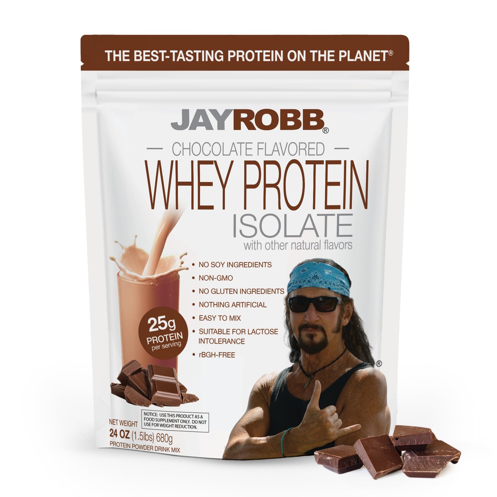 Chocolate Whey Protein Powder 1.5 lb – High Protein, Low Carb Nutrition