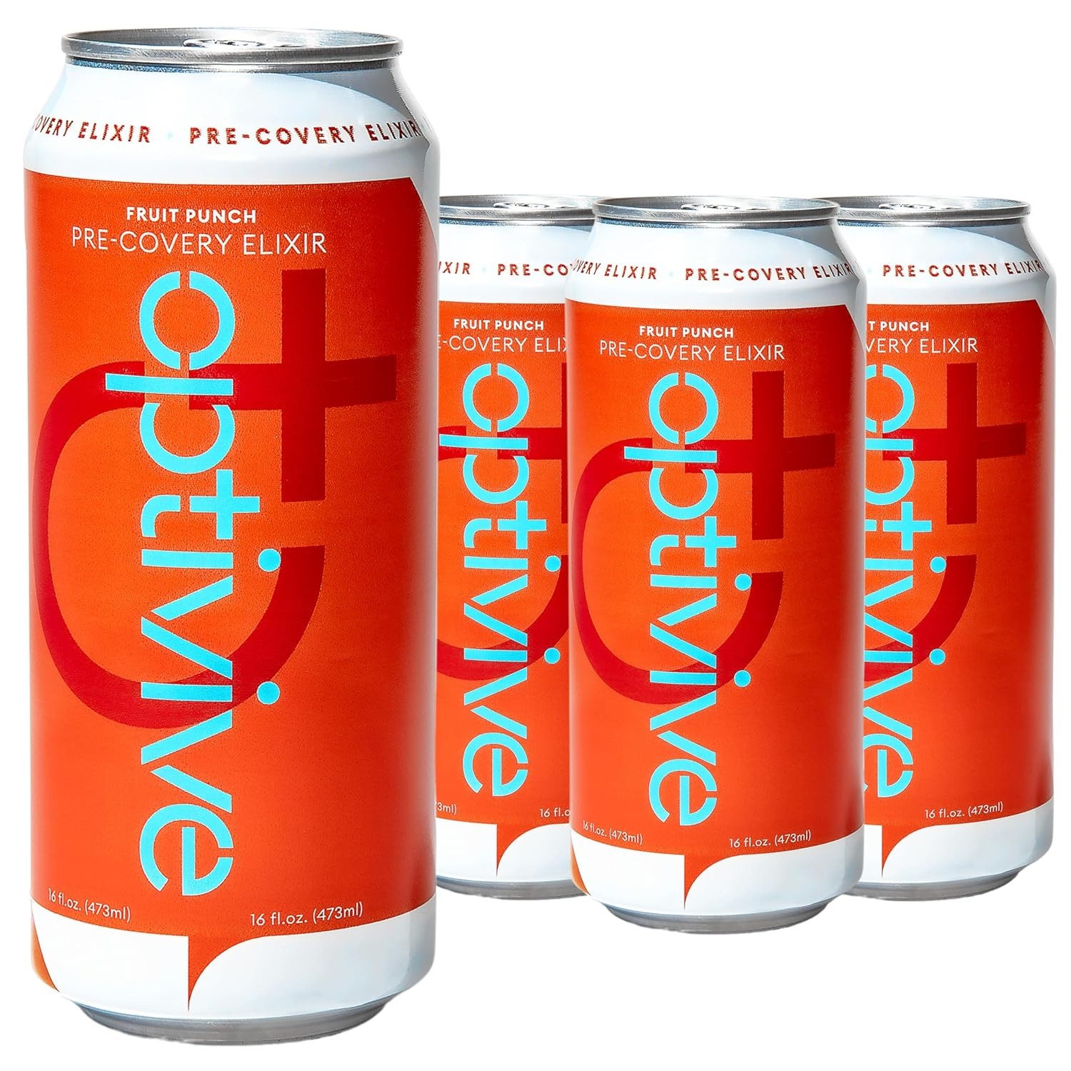 Optivive Pre-covery Elixir Clear Liquid Nutrition Pre 16 Fl Oz (Pack of 4)