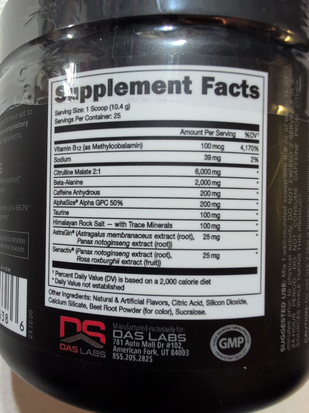 Bucked Up Pre-Workout Powder Blood Raz, 25 Servings 9.2oz Made In USA BB 4/2027