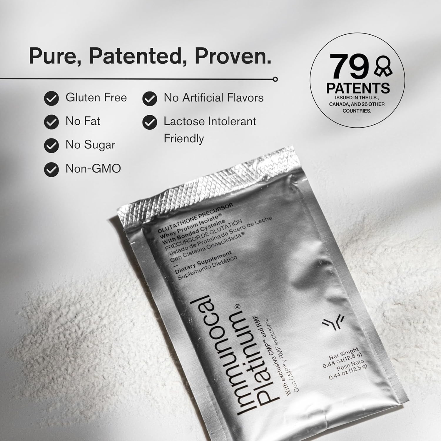 Platinum Glutathione Precursor – Whey Protein Isolate, Anti-Aging, Skin + Cell R