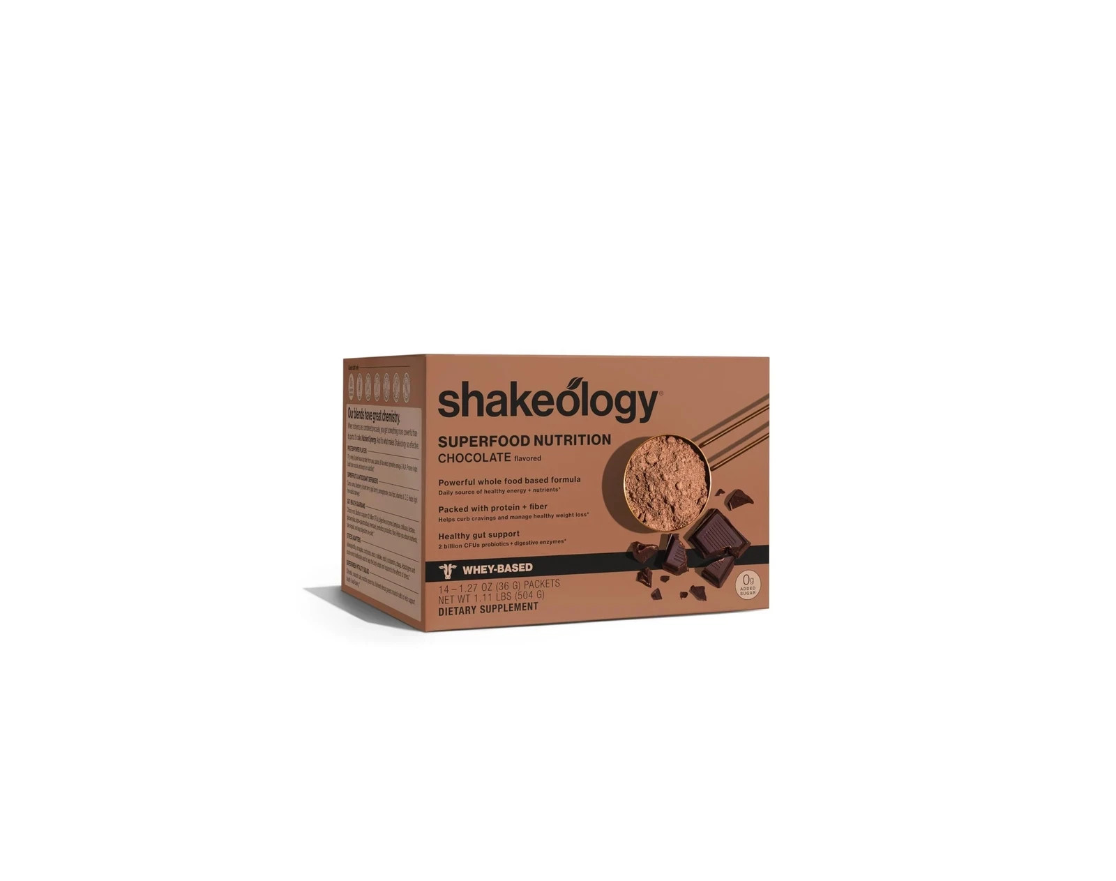 Shakeology Whey Protein Powder 0g Sugar Gluten Free Chocolate 14 Servings